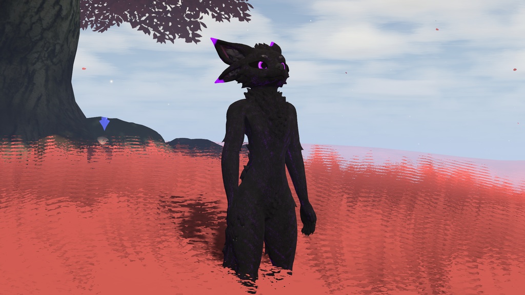 Deuzear Enderman Texture FREE (VRChat,Audiolink,Emission,Matcap)