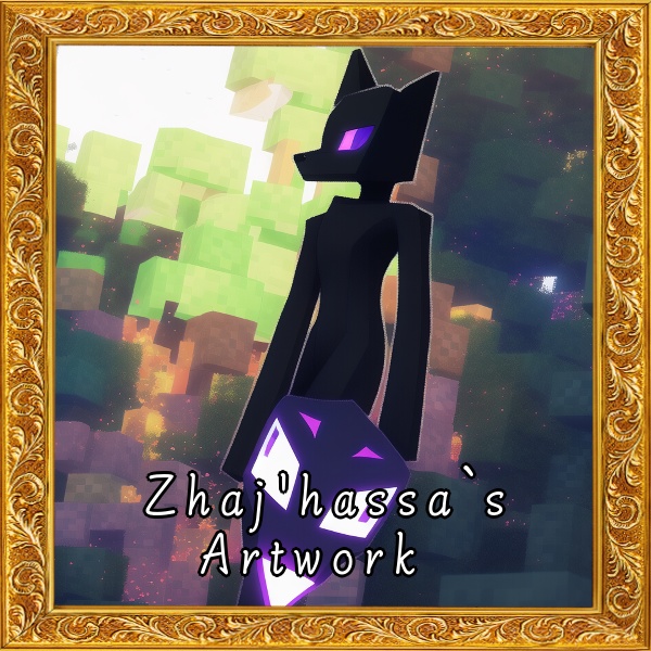 Deuzear Enderman Texture FREE (VRChat,Audiolink,Emission,Matcap)
