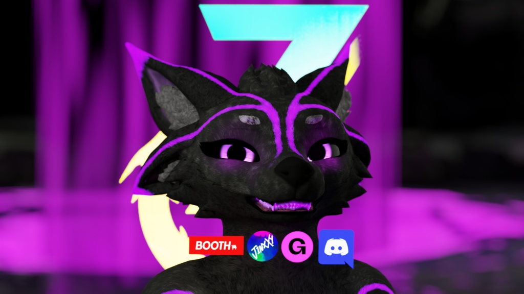 Deuzear Enderman Texture FREE (VRChat,Audiolink,Emission,Matcap)