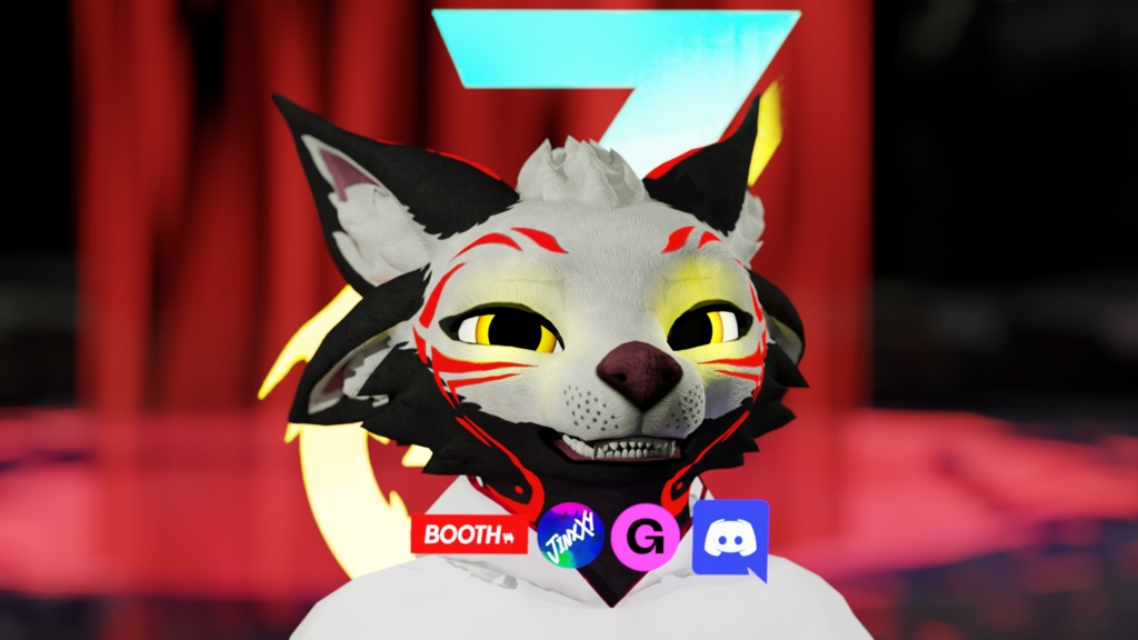 Deuzear Fifu Texture FREE (VRChat,Audiolink,Emission,Matcap)