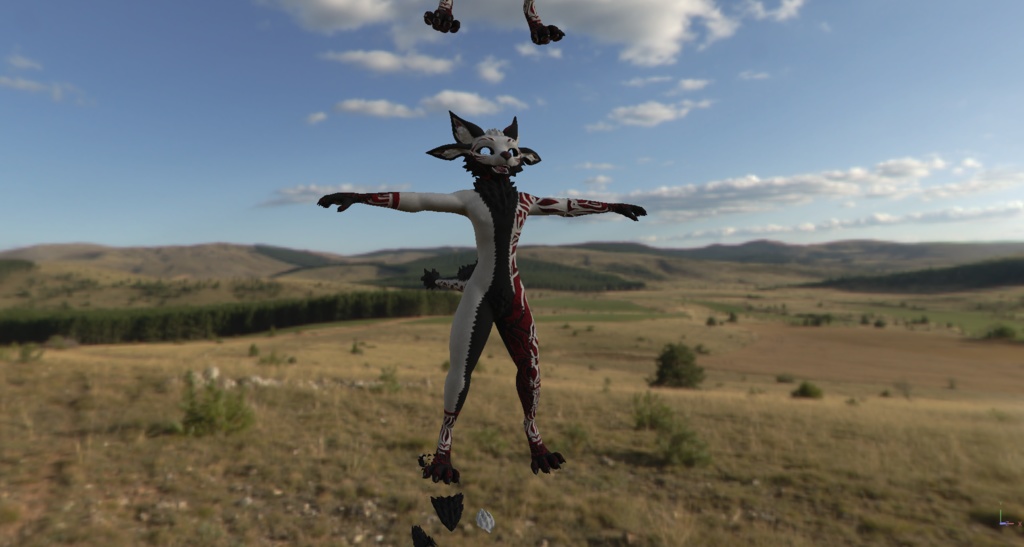 Deuzear Fifu Texture FREE (VRChat,Audiolink,Emission,Matcap)