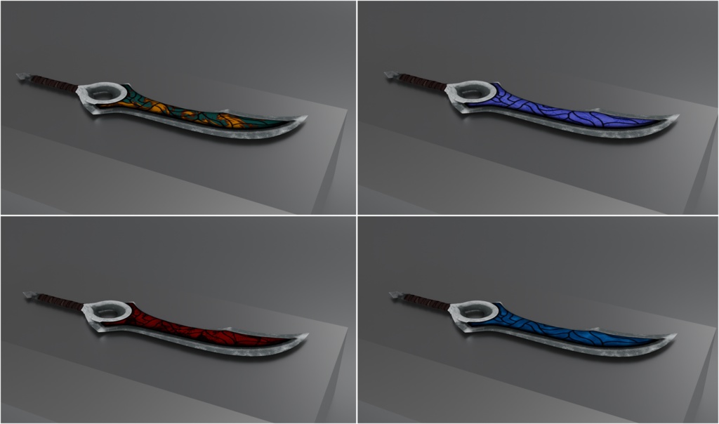 Siku_Sword (VRChat,Audiolink,Emission,Matcap)