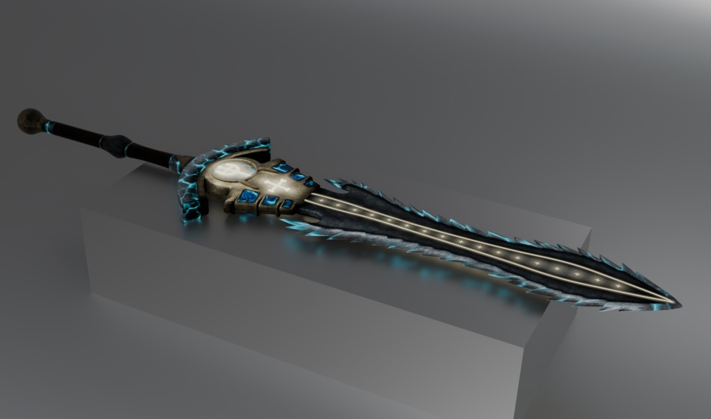 Trothus Sword/Shield (VRChat,Audiolink,Emission,Matcap)