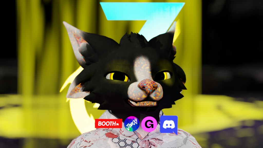 Deuzear Dicato Texture FREE (VRChat,Audiolink,Emission,Matcap)