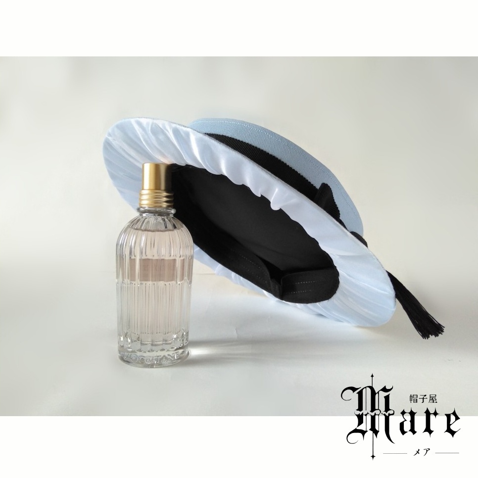 香水瓶イメージ ミニカンカン帽「N゚9 -ice blue-」