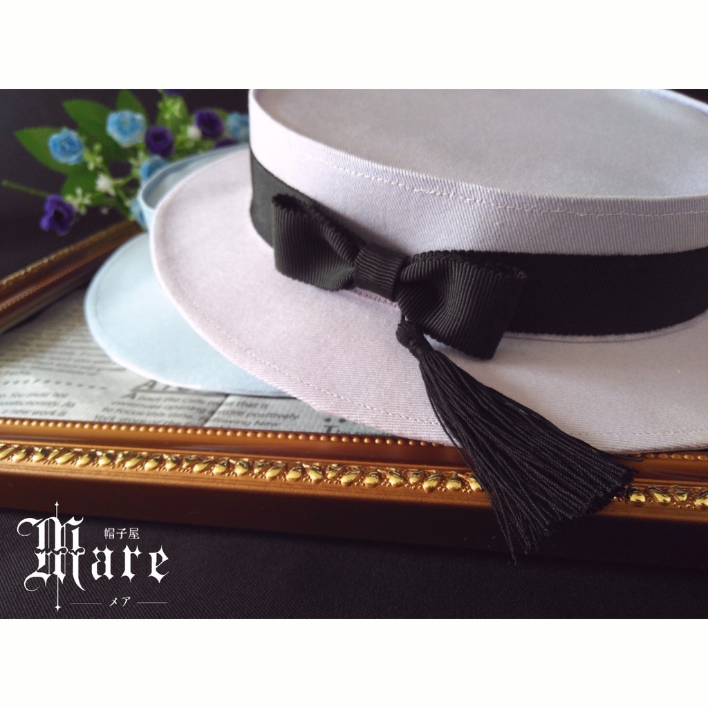 香水瓶イメージ ミニカンカン帽「N゚9 -ice blue-」