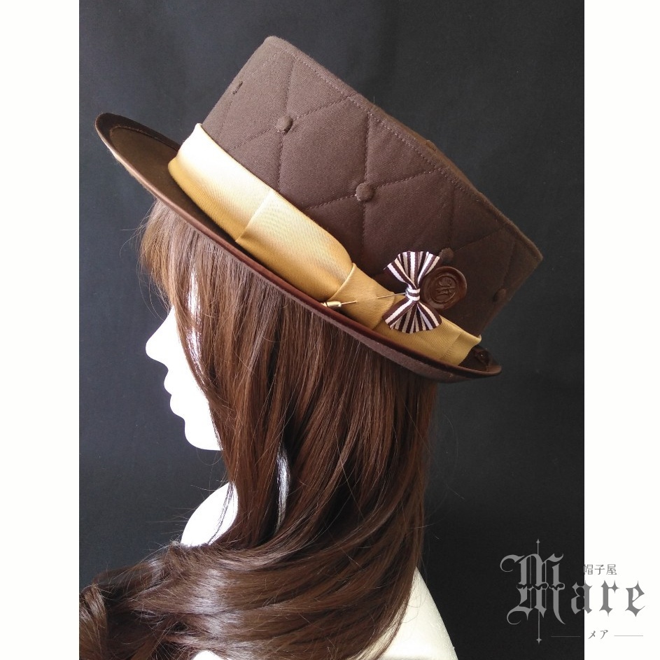 チョコレート蝋封のロリポップハットピン