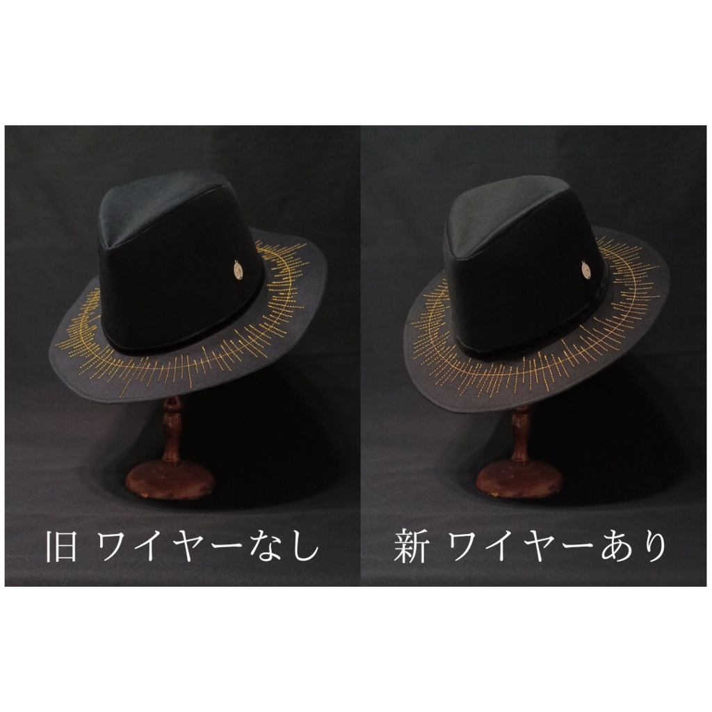 光背モチーフ中折れハット「CALLING」