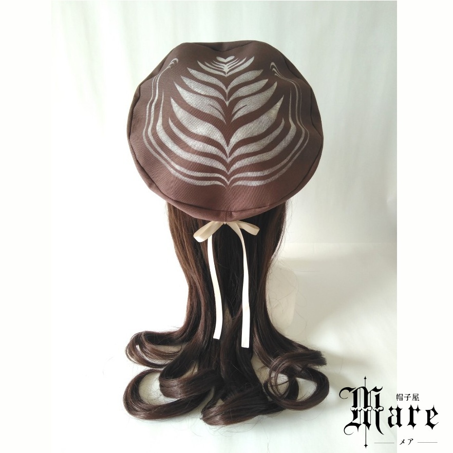 カフェラテモチーフベレー「Latte -beret-」