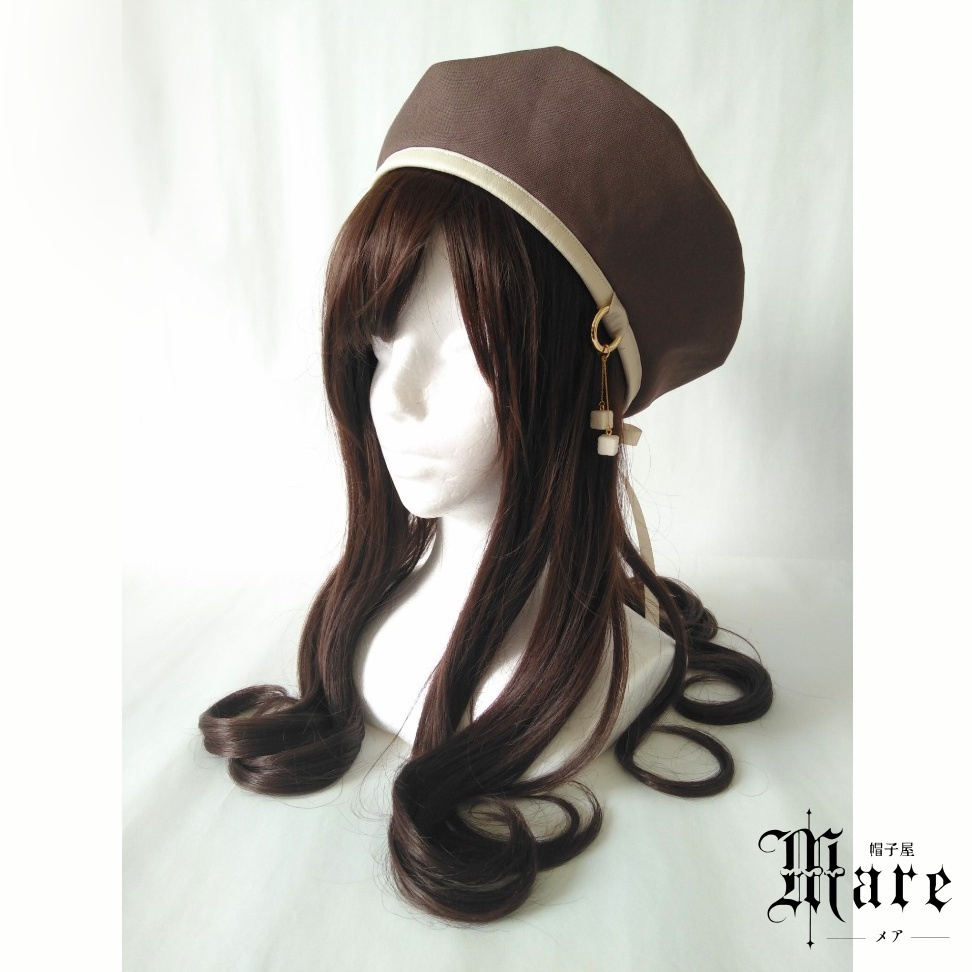 カフェラテモチーフベレー「Latte -beret-」