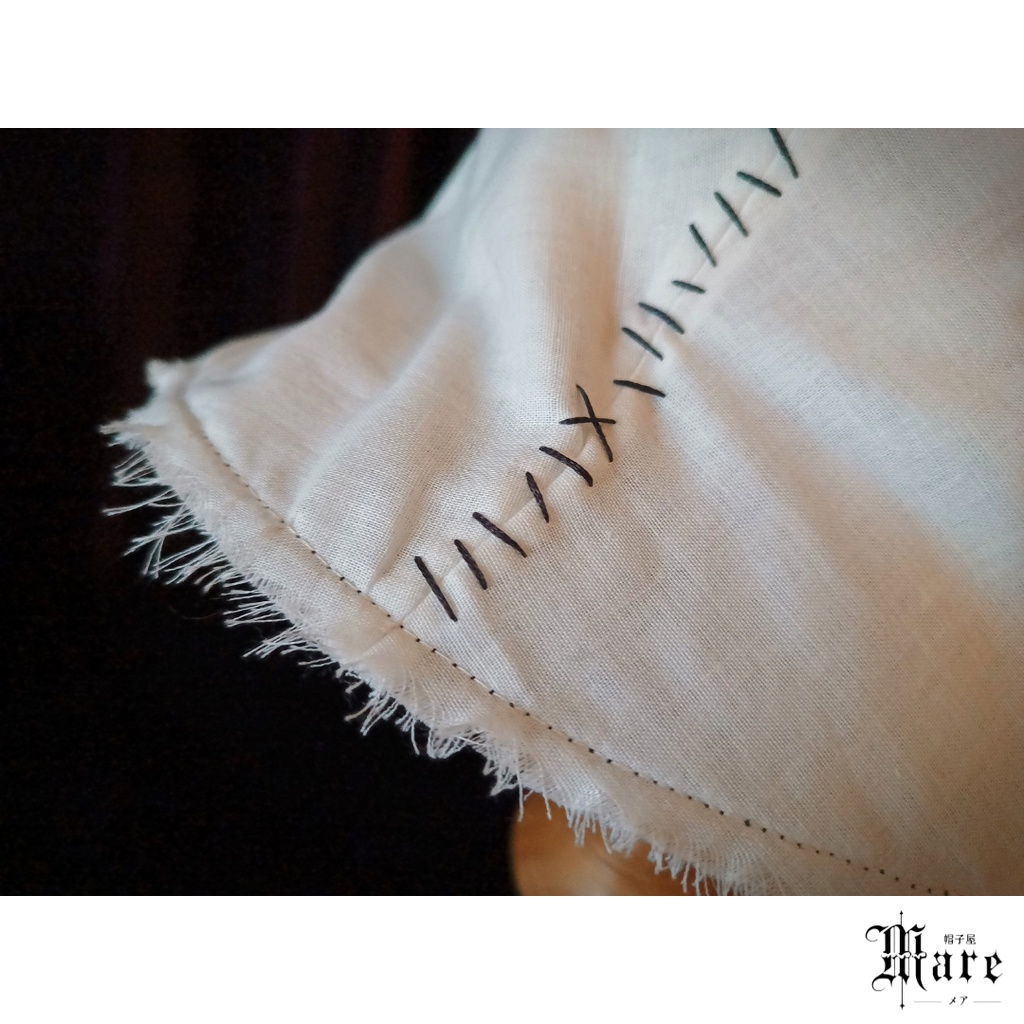 イタズラおばけのツギハギバケットハット「Spooky Boo!」