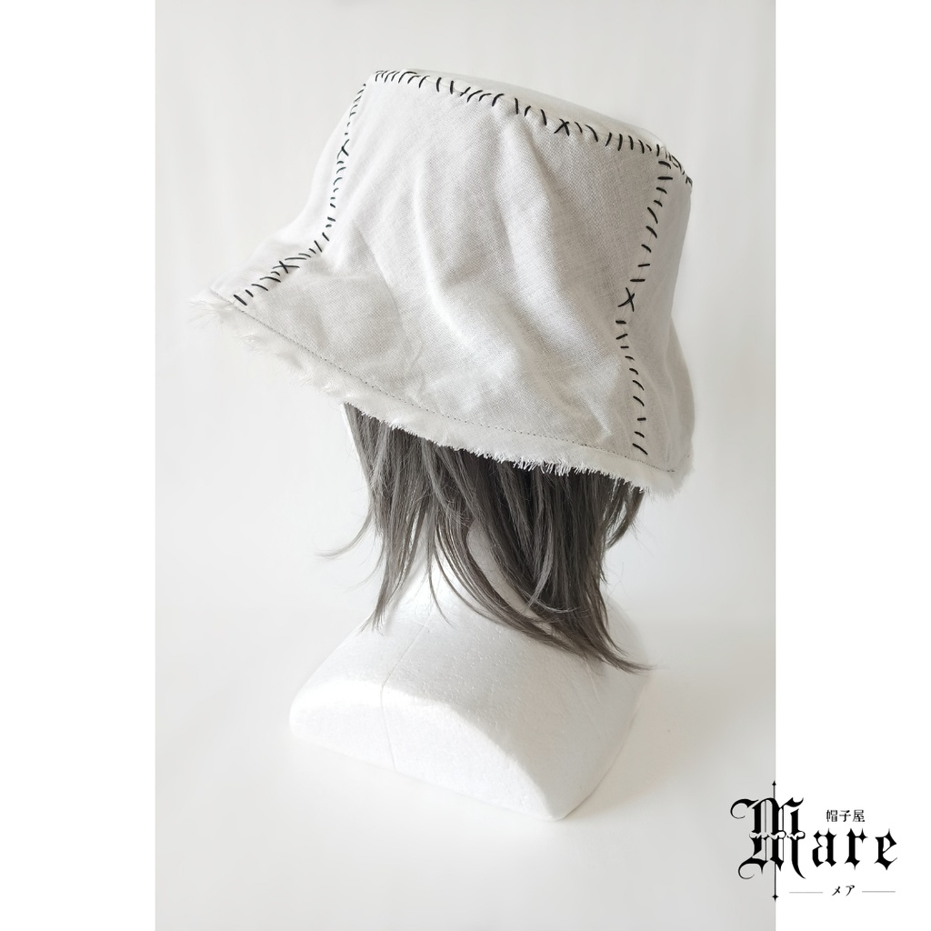 イタズラおばけのツギハギバケットハット「Spooky Boo!」