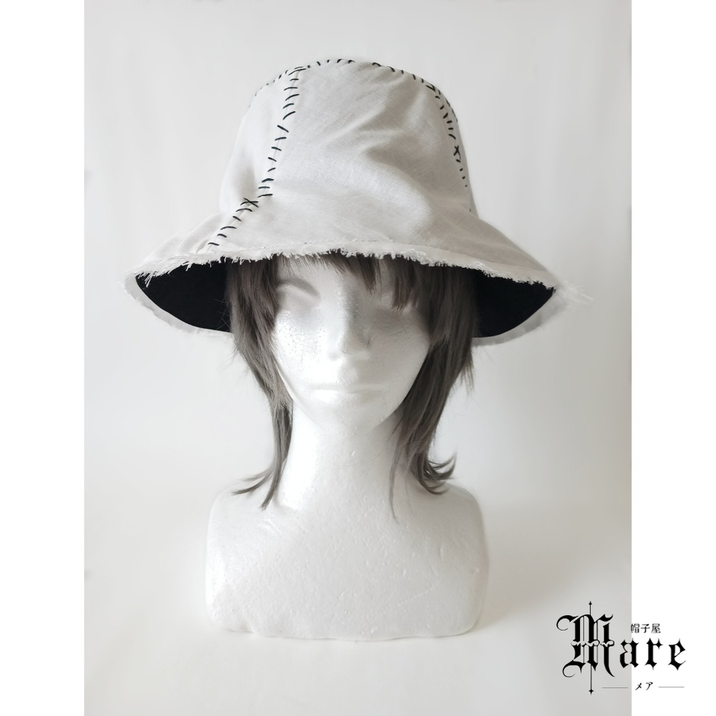 イタズラおばけのツギハギバケットハット「Spooky Boo!」