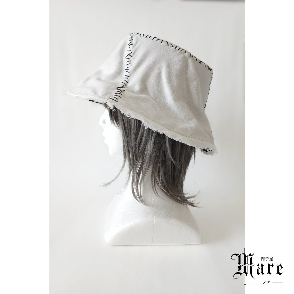 イタズラおばけのツギハギバケットハット「Spooky Boo!」