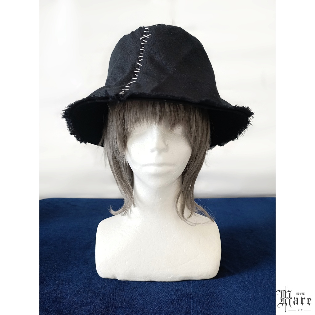 イタズラおばけのツギハギバケットハット「Creepy Ghost」