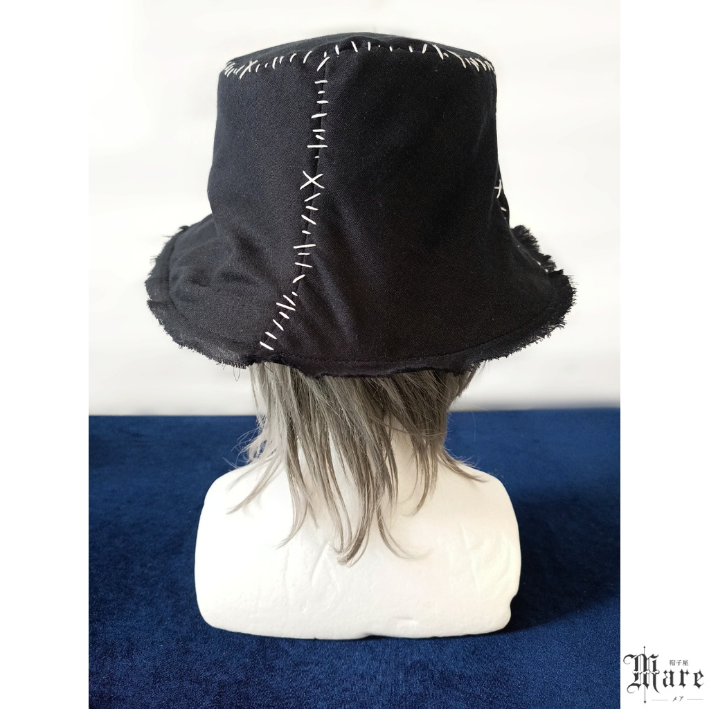 イタズラおばけのツギハギバケットハット「Creepy Ghost」