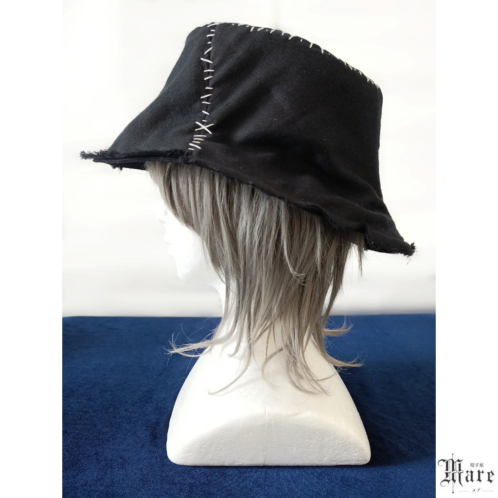 イタズラおばけのツギハギバケットハット「Creepy Ghost」