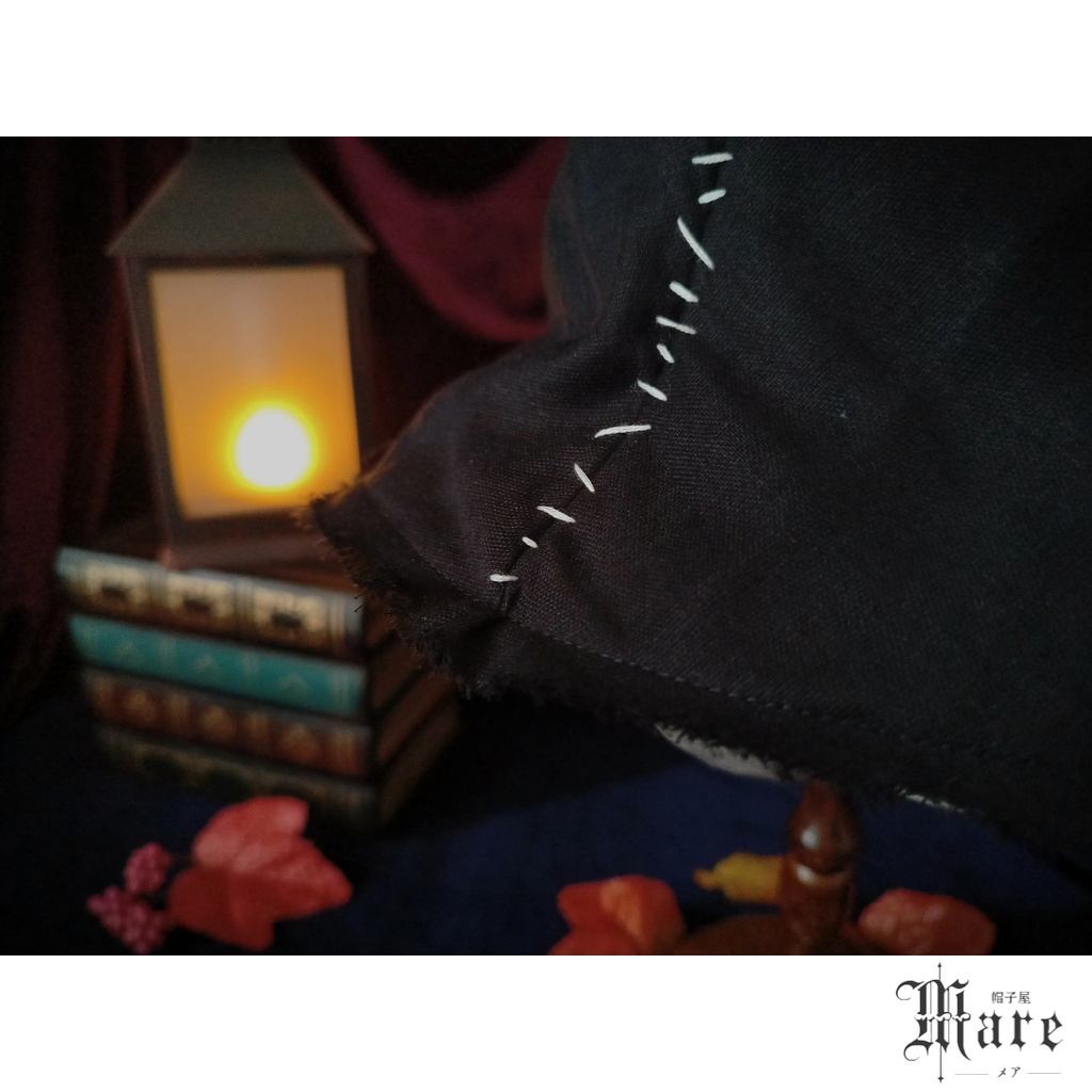 イタズラおばけのツギハギバケットハット「Creepy Ghost」