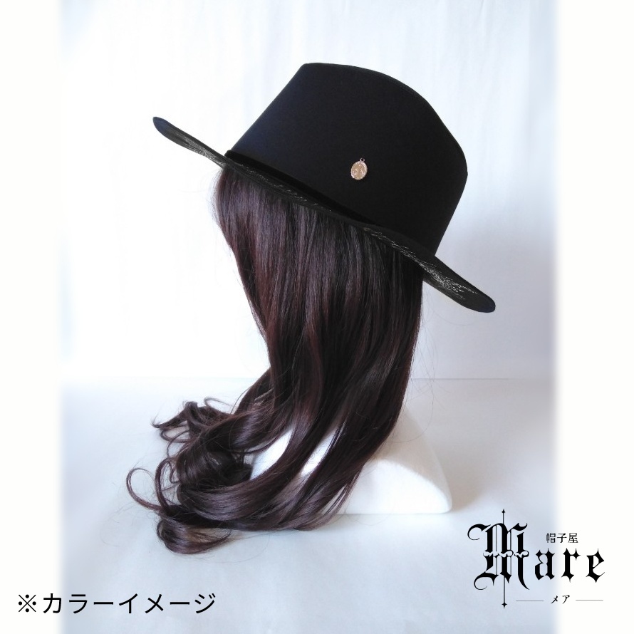 光背モチーフ中折れハット「CALLING -silver ray」