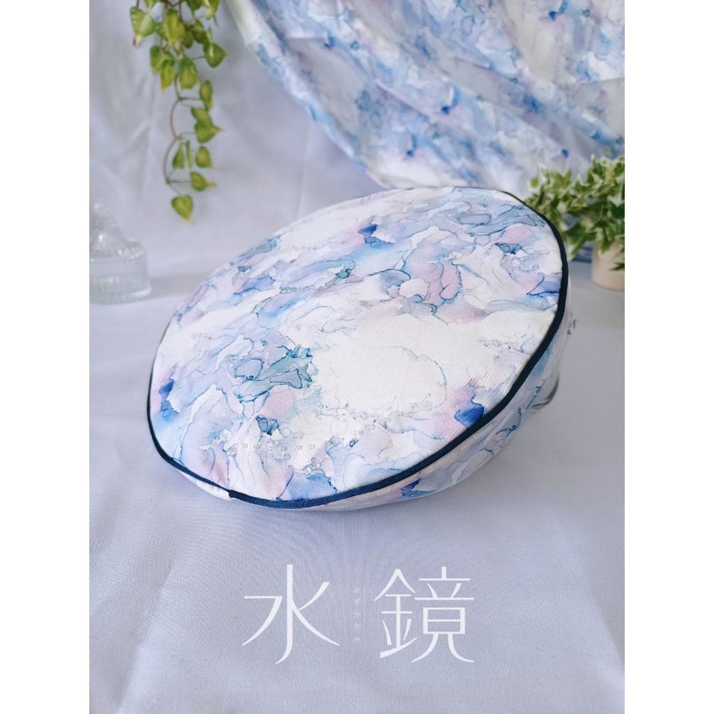 インクアート柄ベレー「水鏡」