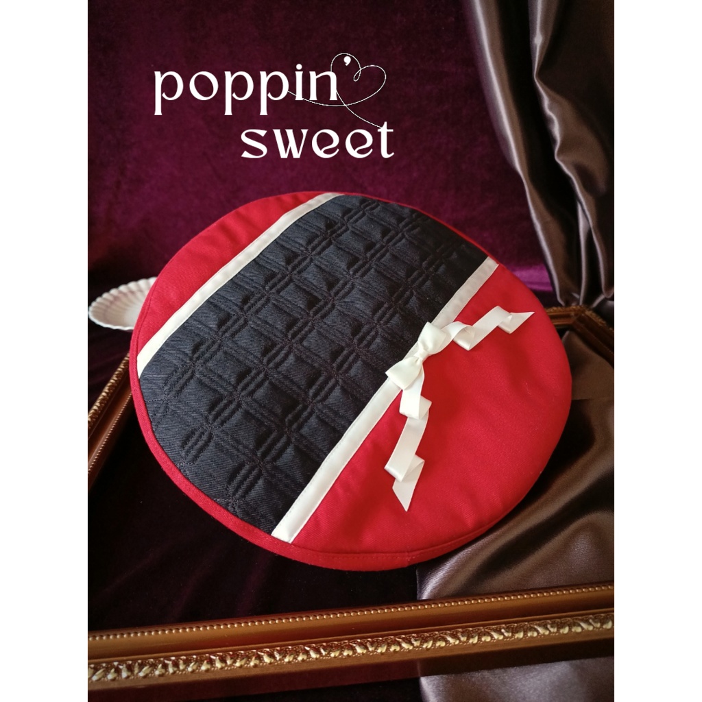 板チョコベレー帽「poppin' sweet」