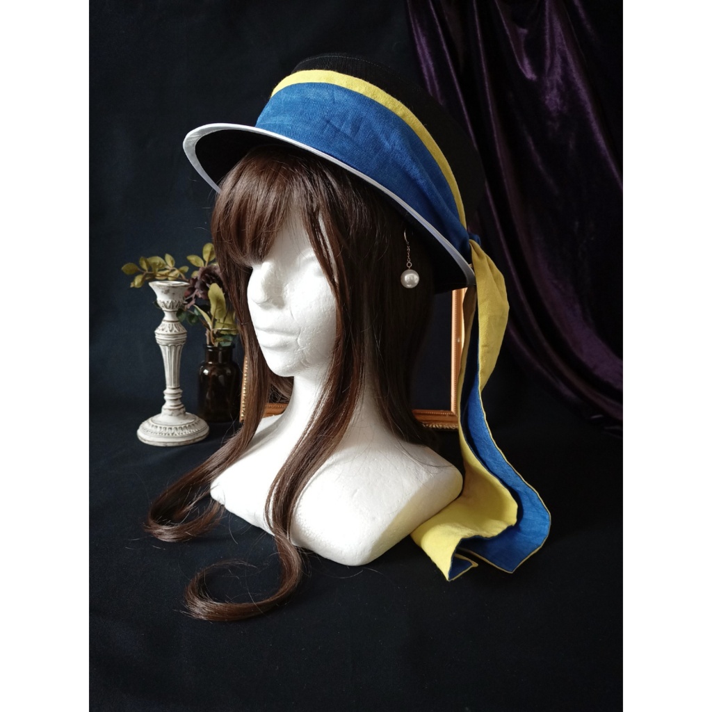 真珠の耳飾りの少女イメージハット「PearL」