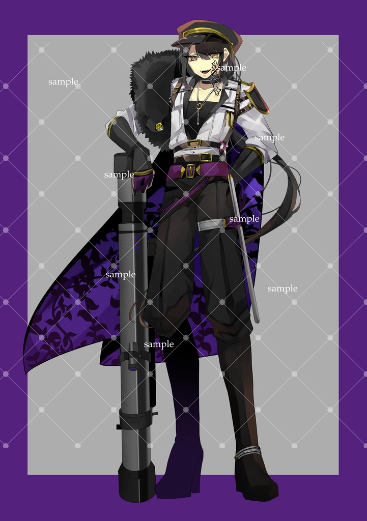 軍服男性立ち絵・差分10種