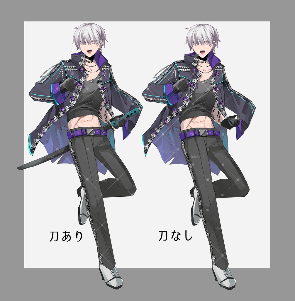 イケギャング立ち絵+アイコン11種刀差分付き