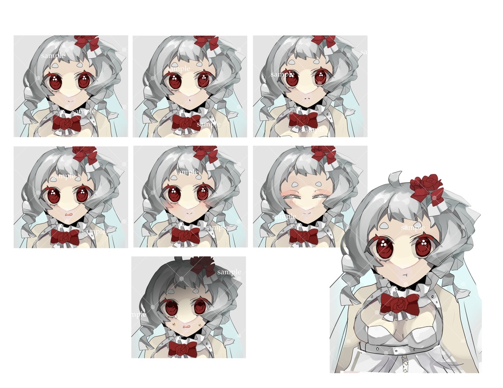 サーカス少女+アイコン8種