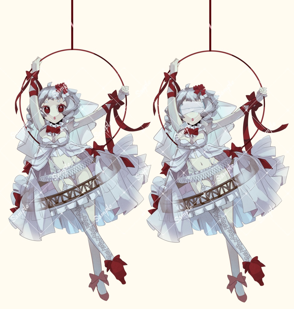 【Ver.2】サーカス少女立ち絵+アイコン差分14種