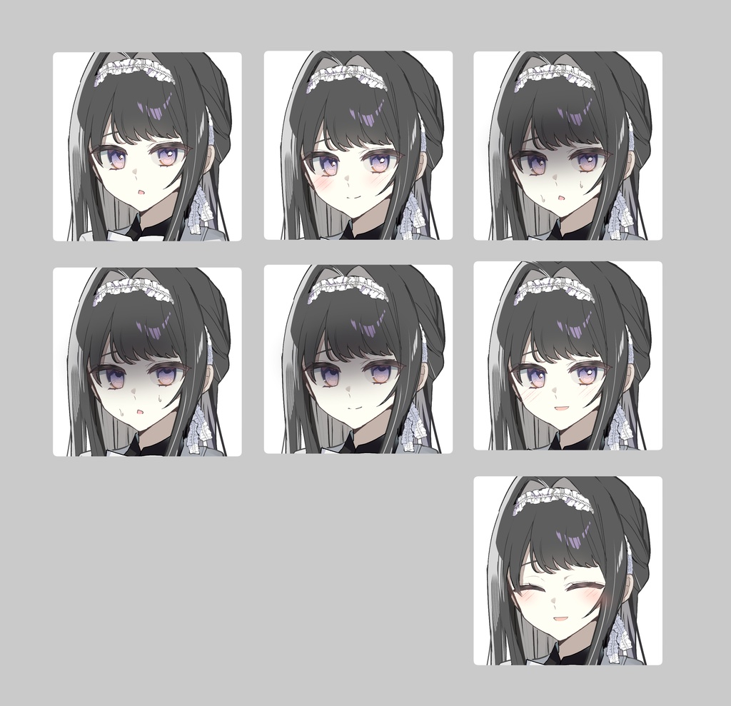 清楚な女学生【立ち絵差分7種】