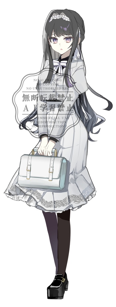 清楚な女学生【立ち絵差分7種】