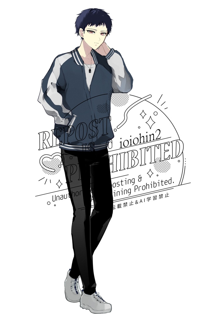 【差分9種】短髪男性