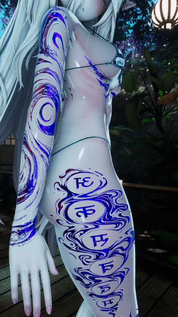 👹✨🌊🖋️ ミスティック・鬼・フロー / Tattoo Mystic Oni Flow