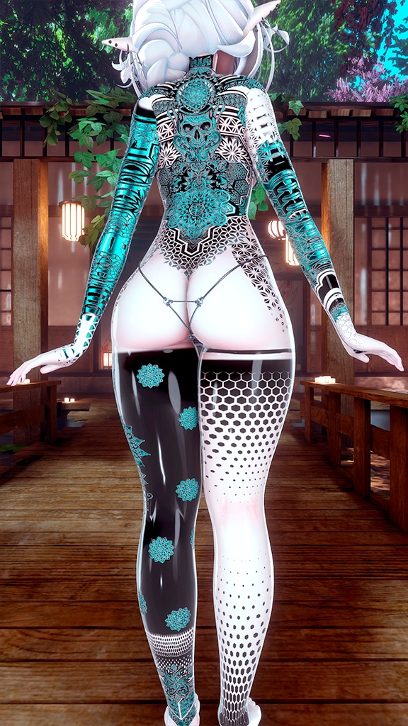 😈🕸️ Asmodeus Veil Tattoo / アスモデウス・ヴェール・タトゥー 🖤🩸