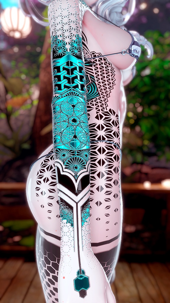 😈🕸️ Asmodeus Veil Tattoo / アスモデウス・ヴェール・タトゥー 🖤🩸