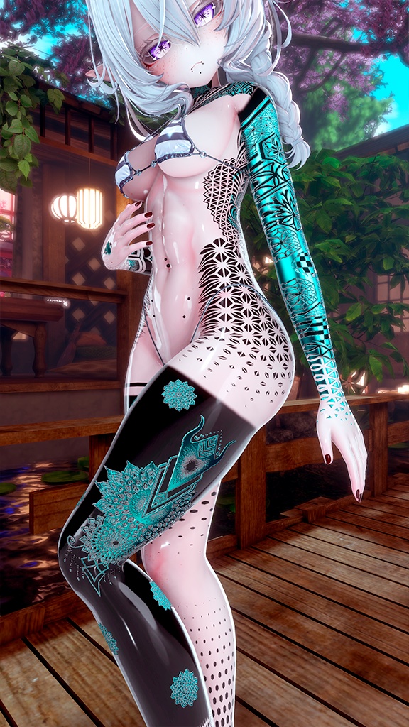 😈🕸️ Asmodeus Veil Tattoo / アスモデウス・ヴェール・タトゥー 🖤🩸