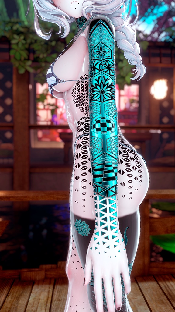 😈🕸️ Asmodeus Veil Tattoo / アスモデウス・ヴェール・タトゥー 🖤🩸