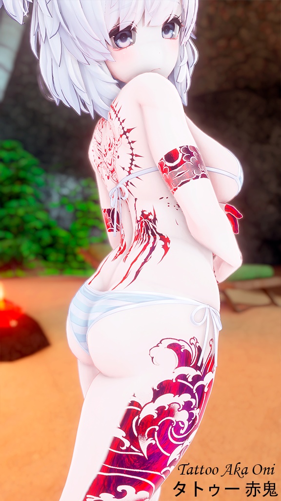 Kumaly – 5 Tattoo Set / ひきくまりのクマリ ― 5タトゥーセット