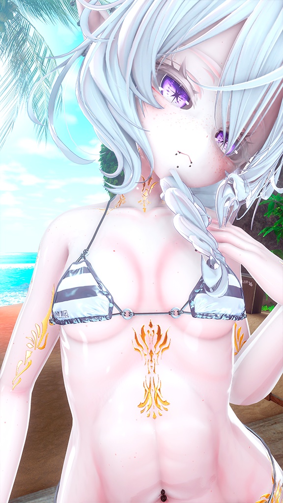 ✨❄️ Divine Spine Tattoo - 神聖な背骨のタトゥー ❄️✨