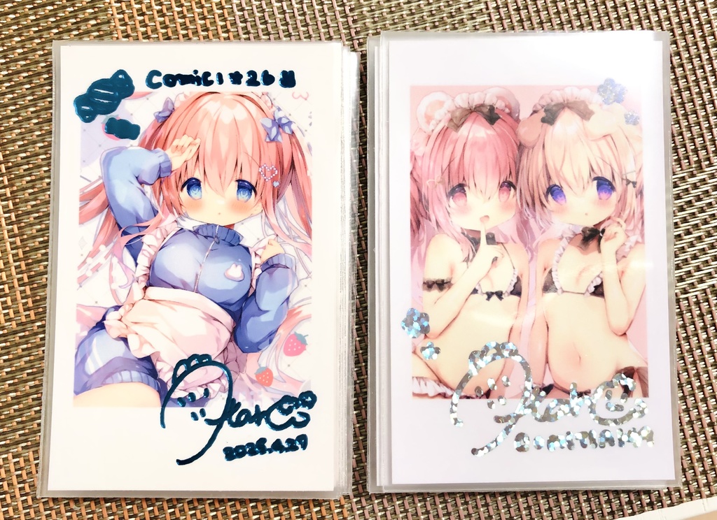 【初夏のお蔵出し】チェキ風カード