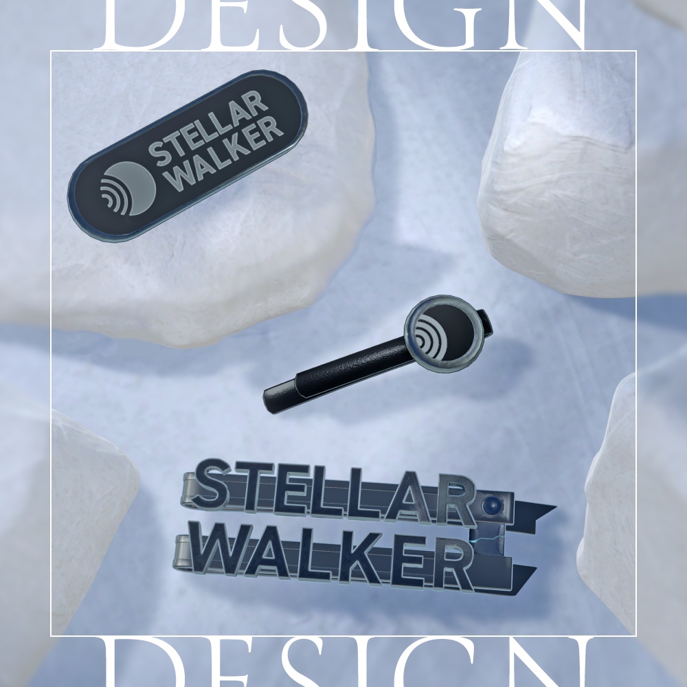 STELLARWALKER ヘアピンセット【3Dアクセサリー】