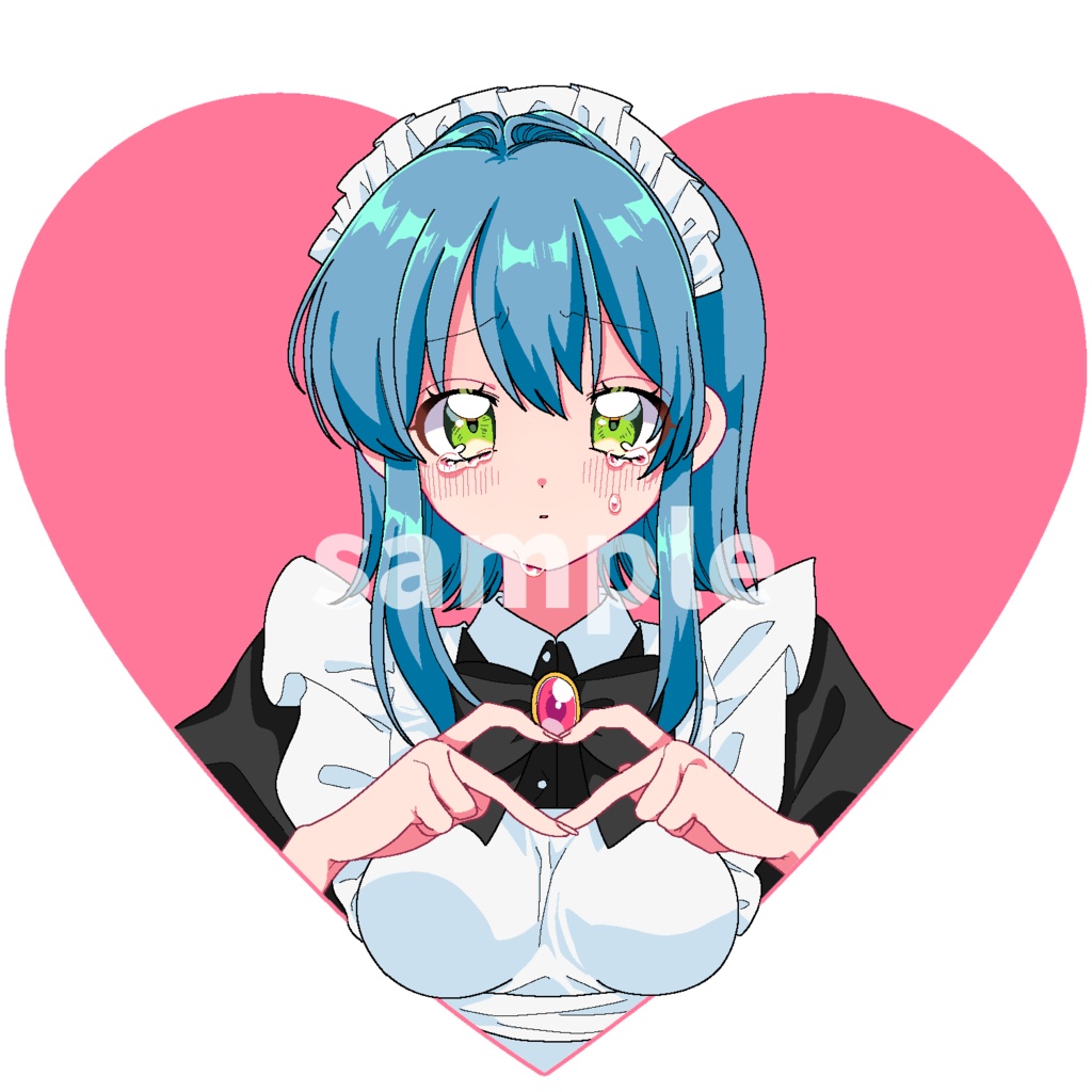 メイドちゃんステッカー