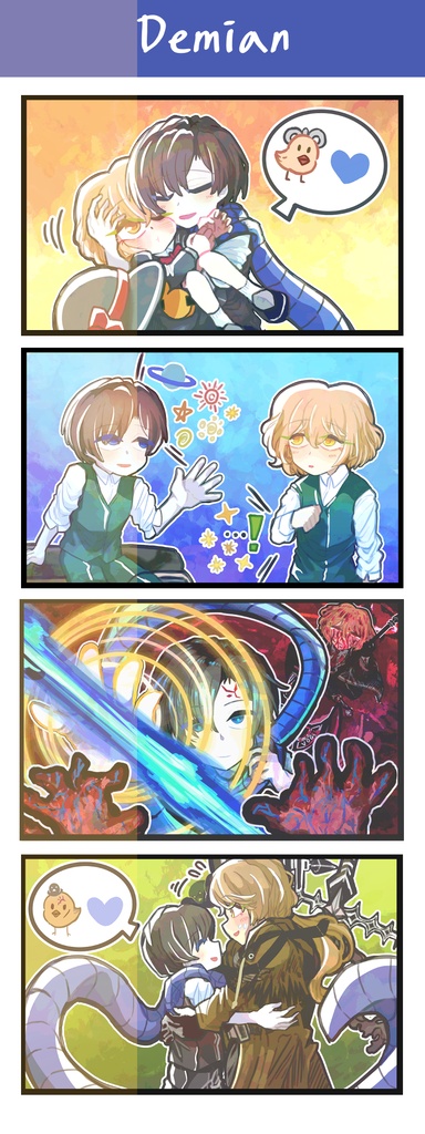 [LimbusCompany] デミシン4コマ漫画アクリルスタンド