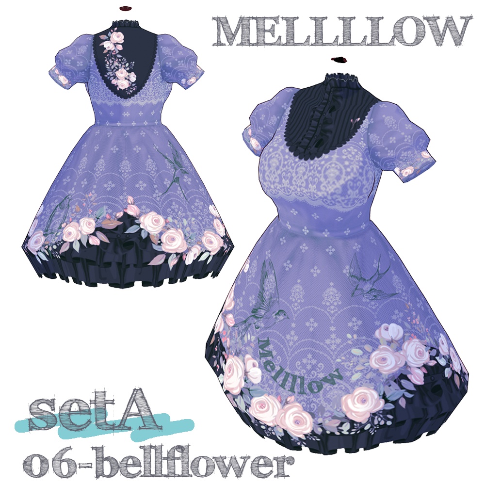 【正品版対応】グレースフルワンピース感謝セット【衣装テクスチャ】