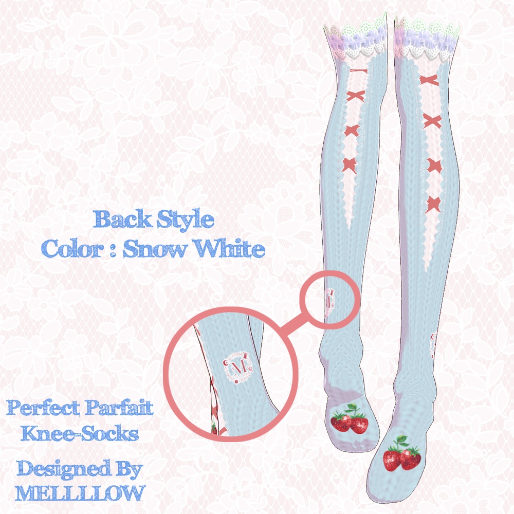 【正品版対応】パーフェクトパフェニーソックス【VRoidテクスチャ】