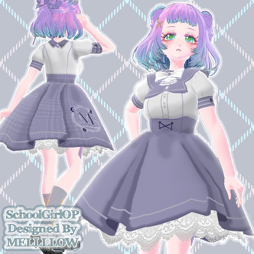 【正品版対応】SchoolGirlOP【Vroidテクスチャ】