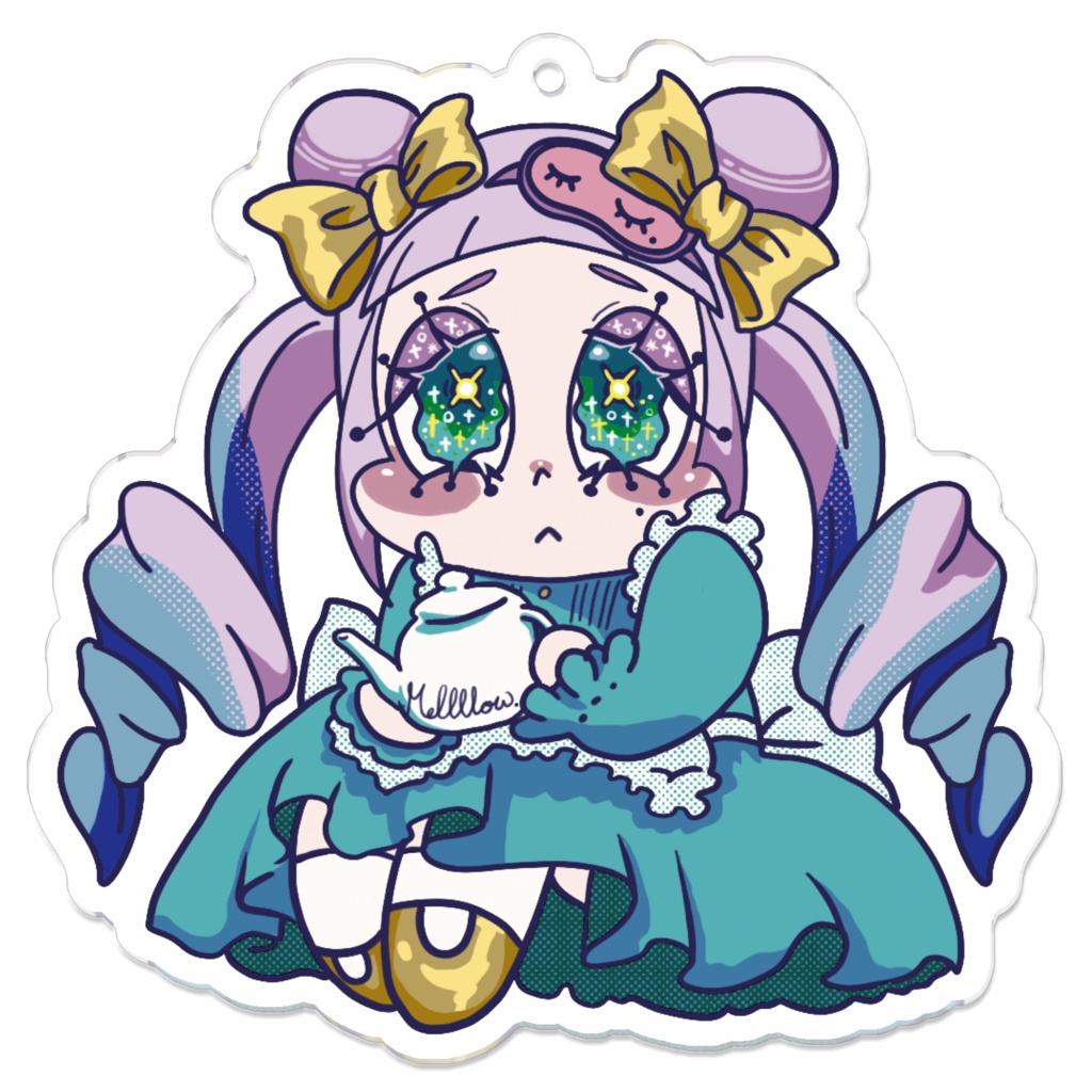 お誕生日記念アクリルキーホルダー【ティータイム】