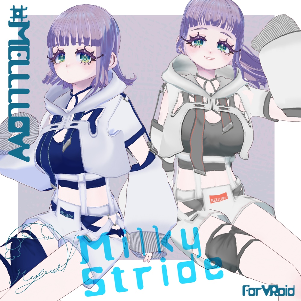【VRoid正品版】MilkyStrideSwimwear【アイテムセット】