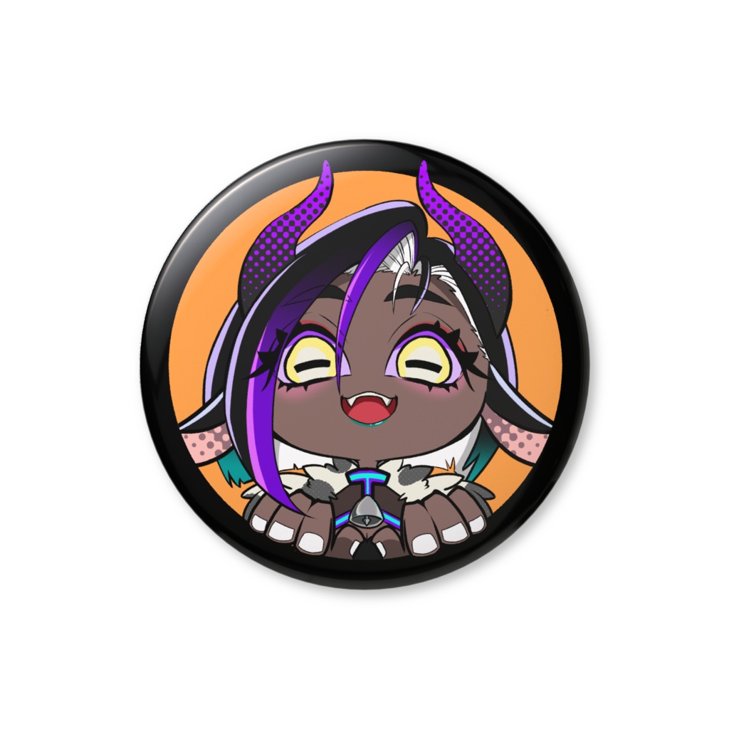 うしーぬアイコン缶バッチ